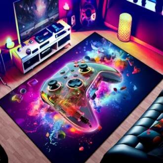 Gaming Area Rug Teen Boys Carpet