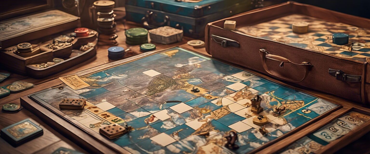 Showcase of travel-friendly board games